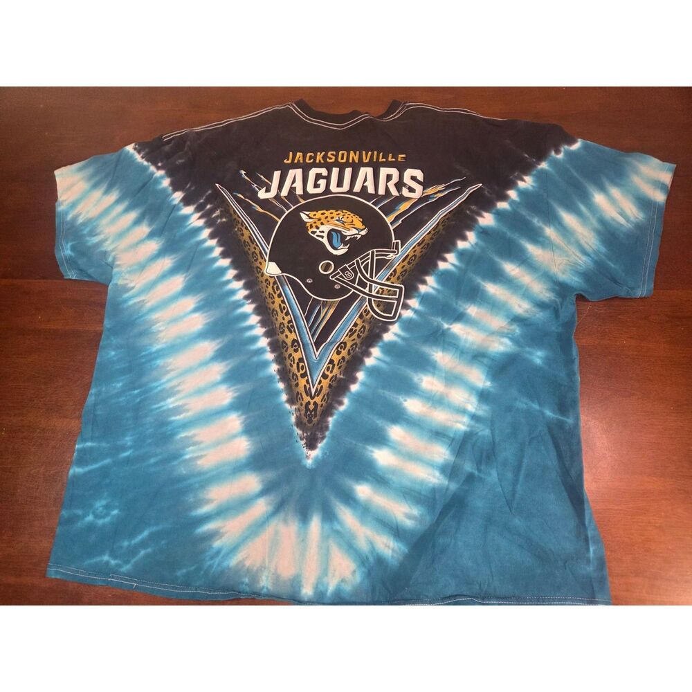 Jacksonville Jaguars Tie Dye Shirt Mens 4XL Big Tall Majestic NFL Football